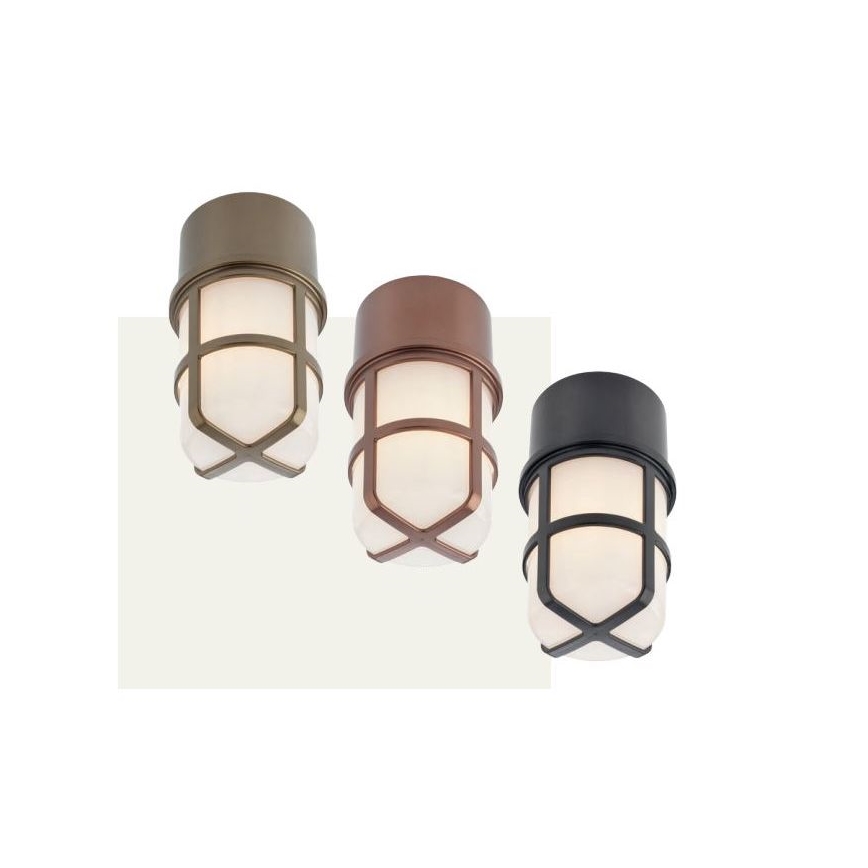 Redo 90193 - Luce Spot da esterno TRITON 1xE27/28W/230V IP54 ottone