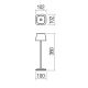Redo 90222 - Lampada LED da esterno dimmerabile LA NUIT LED/2,2W/230V IP65 + USB
