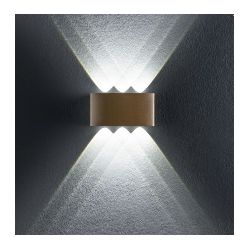 Redo 90226 - LED Applique da esterno FABO LED/6W/230V 3000K IP54 grigio