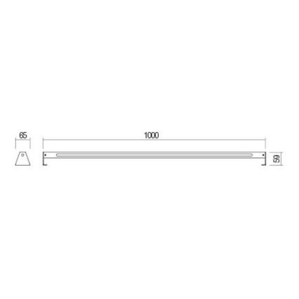 Redo 90242 - Lampada da esterno LED TACK IP65 LED/15W/230V 3000K IP65 antracite
