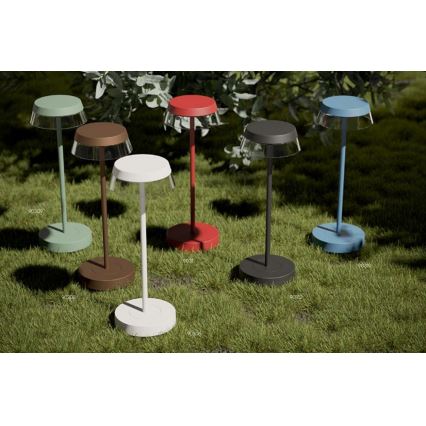 Redo 90309 - Lampada da tavolo LED dimmerabile con funzione Touch ILUNA LED/2,5W/5V 2700-3000K 3000 mAh IP65 verde