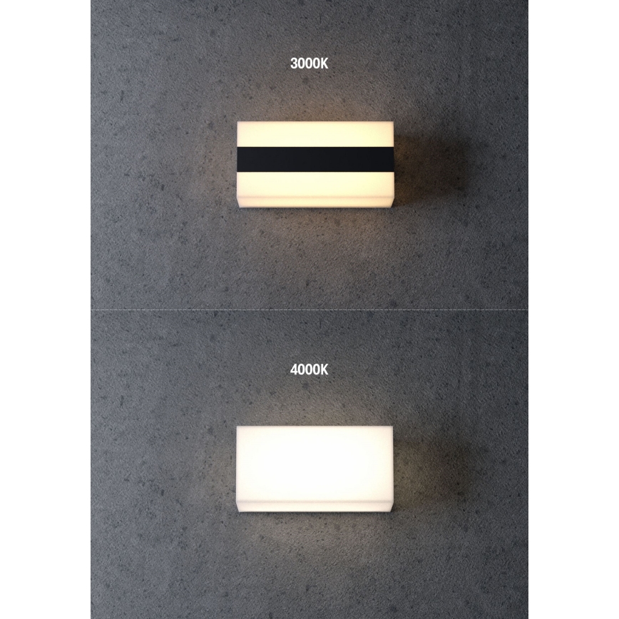 Redo 90325 - Lampada da parete per esterni KODIAK LED/8W/230V 4000K 20 cm IP65 bianca