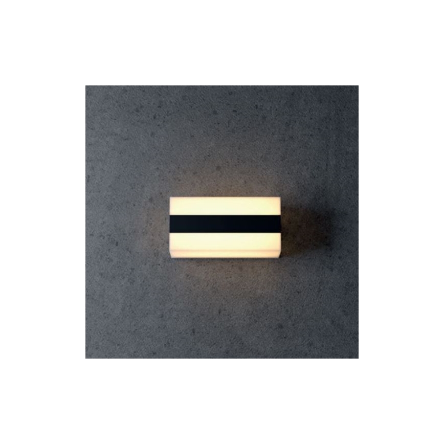 Redo 90326 - LED Applique da esterno KODIAK LED/8W/230V IP65 bianco/nero