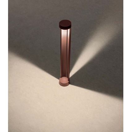 Redo 90366 - Lampada LED da esterno ZEUS LED/11,5W/230V 3000K 75 cm IP54 marrone