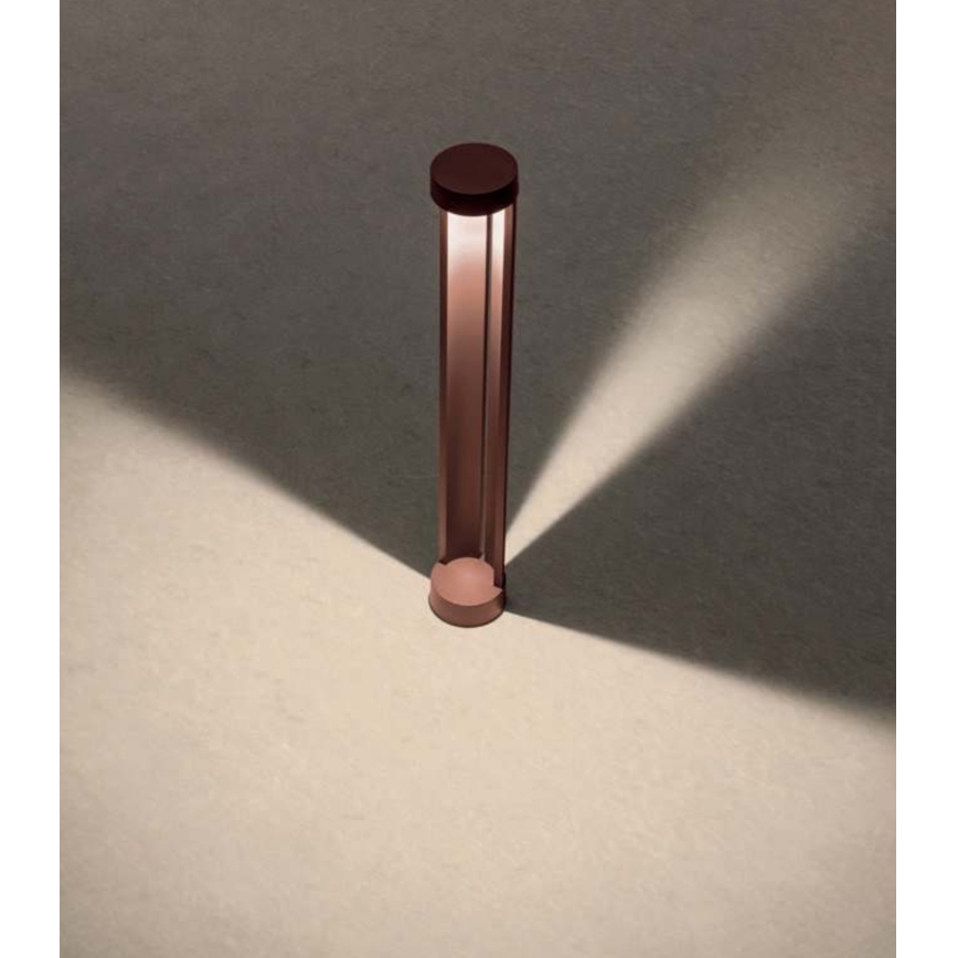 Redo 90366 - Lampada LED da esterno ZEUS LED/11,5W/230V 3000K 75 cm IP54 marrone