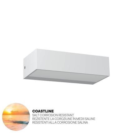 Redo 90372 - LED Applique da esterno LAMPRIS LED/9,5W/230V IP65 bianco