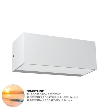 Redo 90373 - LED Applique da esterno LAMPRIS LED/13W/230V IP65 bianco