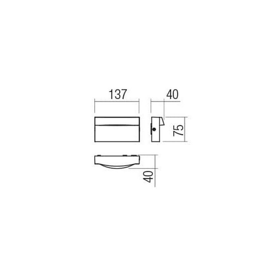 Redo 90425 - Applique a LED da esterno POLIFEMO LED/8W/230V IP65 bianco
