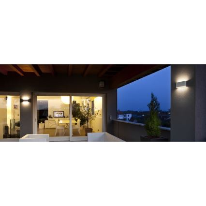 Redo 90451 - Applique da esterno KLIPPE LED/24W/230V 3000K IP54 bianco