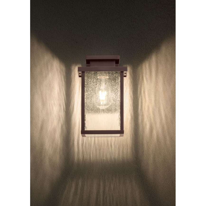 Redo 90463 - Applique da esterno YARD 1xE27/42W/230V IP44 marrone