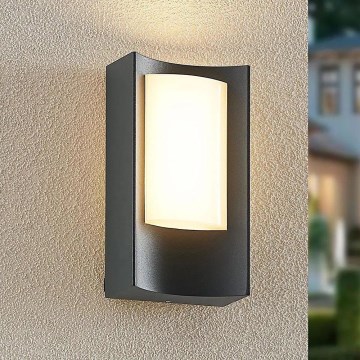Redo 90483 - Applique a LED da esterno WARP LED/8W/230V 3000K IP44 antracite