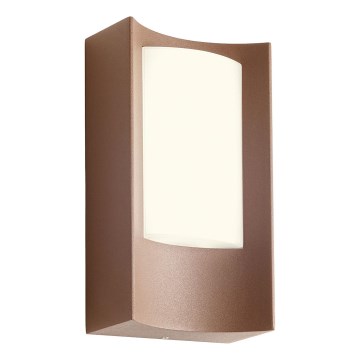 Redo 90484 - Applique a LED da esterno WARP LED/8W/230V 3000K IP44 marrone