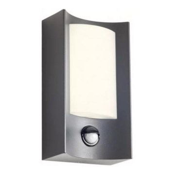Redo 90486 - LED Applique da esterno con sensore WARP LED/8W/230V 3000K IP44 antracite