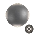 Redo 90500 - Applique a LED da esterno MILESTONE 4xLED/3W/230V IP54 antracite
