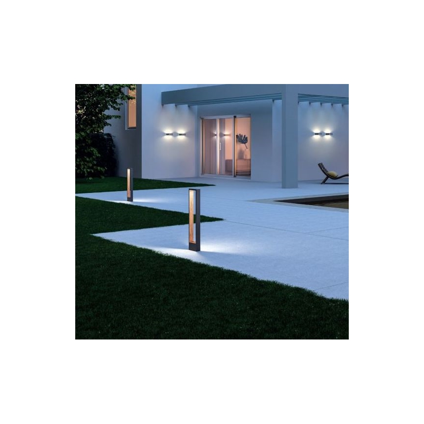 Redo 90509 - Lampada LED da esterno WALD LED/10W/230V IP65 antracite