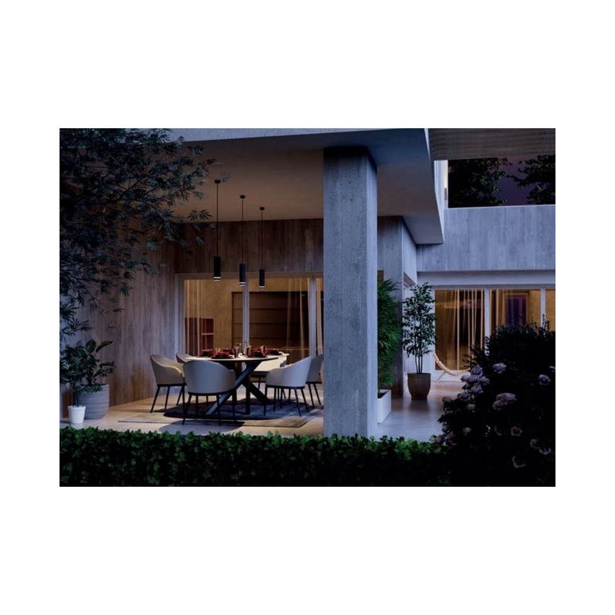 Redo 90514 - Lampada LED a sospensione da esterno KLOU LED/9W/230V IP54 antracite