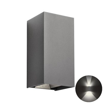 Redo 90553 - Applique a LED da esterno VARY 2xLED/10W/230V 3000K IP54 antracite