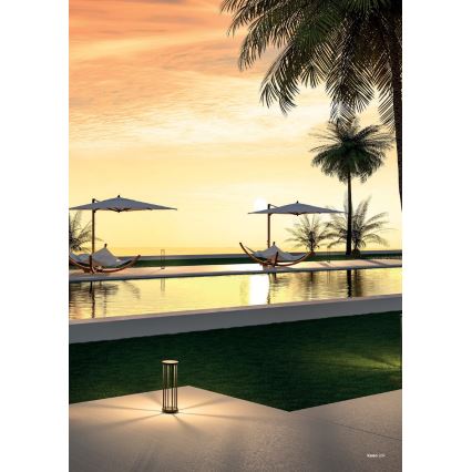 Redo 90579 - Lampada da esterno KALEN LED/8W/230V 3000K 75 cm IP65 antracite