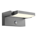 Redo 90587 - Applique LED da esterno con sensore FLIP LED/20W/230V 3000K CRI 90 IP54 antracite