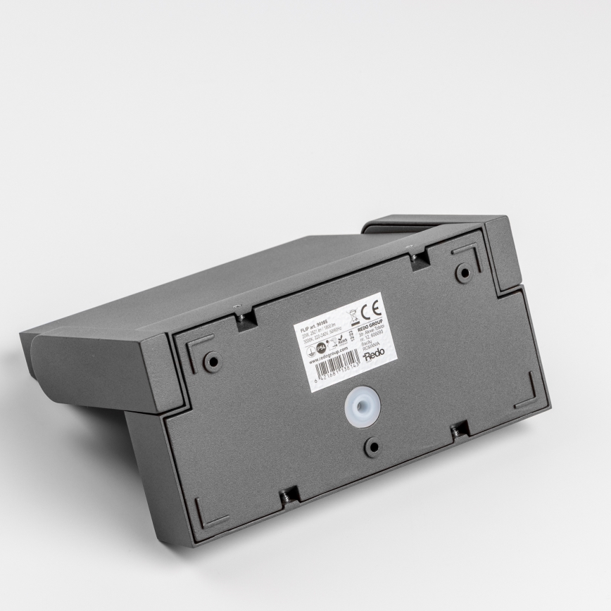 Redo 90587 - Applique LED da esterno con sensore FLIP LED/20W/230V 3000K CRI 90 IP54 antracite