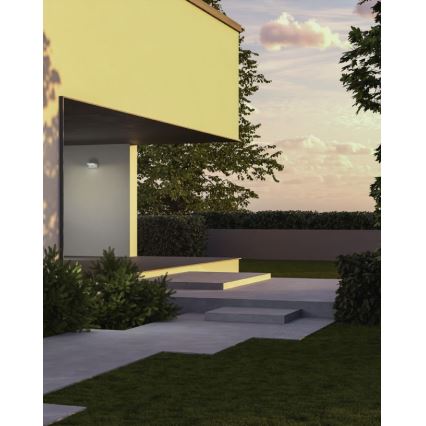 Redo 90587 - LED Applique da esterno con sensore FLIP LED/20W/230V CRI 90 3000K IP54 antracite