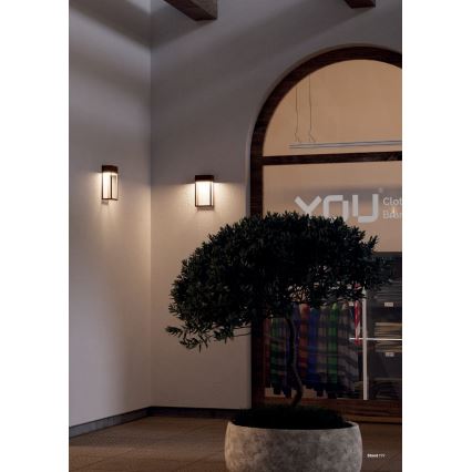 Redo 90604 - Applique da esterno LED STAND LED/20W/230V 3000K CRI 90 IP65 marrone