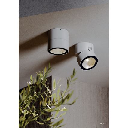 Redo 90626 - Faretto LED da esterno SHAFT LED/13W/230V 3000K Ø 9 cm IP65 bianco