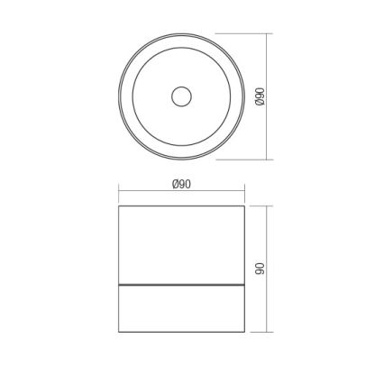 Redo 90626 - Faretto LED da esterno SHAFT LED/13W/230V 3000K Ø 9 cm IP65 bianco