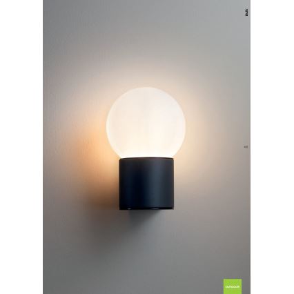 Redo 90640 - Applique da esterno BULK 1xE27/28W/230V IP44 antracite