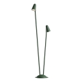Redo 90713 - Lampada LED da esterno NIVALIS 2xLED/6,9W/230V 3000K 110 cm IP65 verde