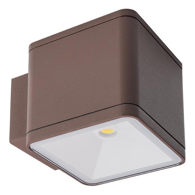 Redo 9080 - Applique da esterno BETA LED/6W/230V 3000K IP54 marrone