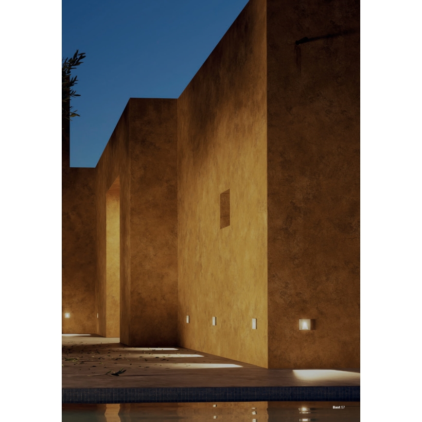 Redo 91195 - Lampada orientativa LED da esterno BAST LED/2,5W/230V 3000K CRI 90 IP65 grigio