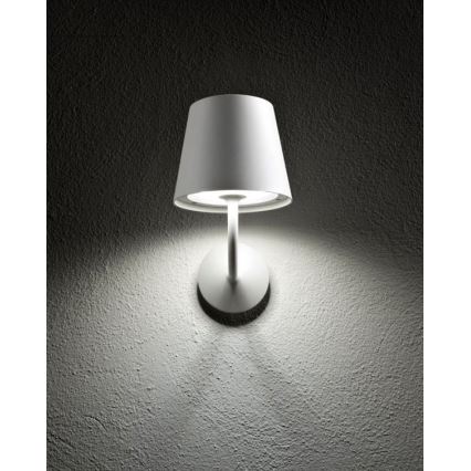 Redo 9124 - Lampada LED da muro da esterno GIORGIO LED/7W/230V IP65 bianco