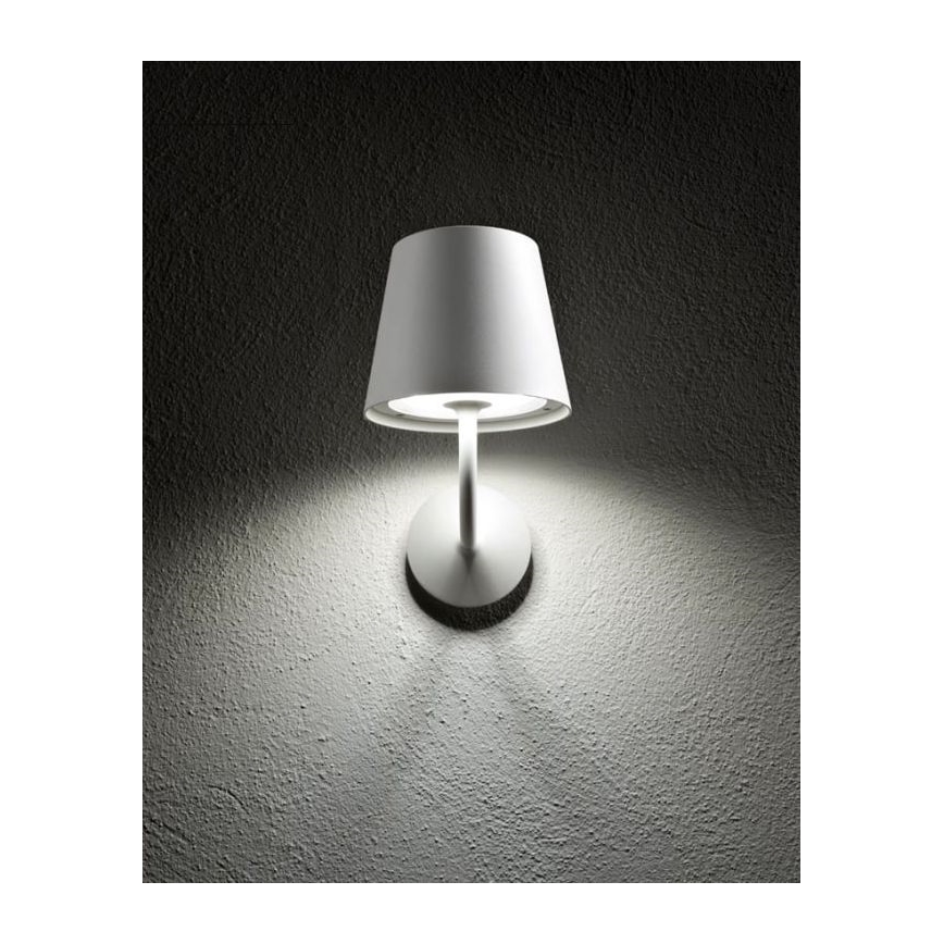Redo 9124 - Lampada LED da muro da esterno GIORGIO LED/7W/230V IP65 bianco