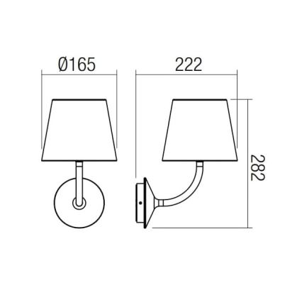 Redo 9124 - Lampada LED da muro da esterno GIORGIO LED/7W/230V IP65 bianco