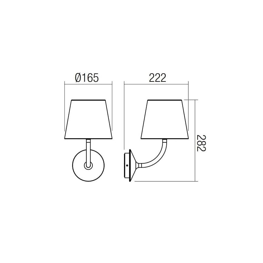 Redo 9125 - Lampada LED da muro da esterno GIORGIO LED/7W/230V IP65 nero