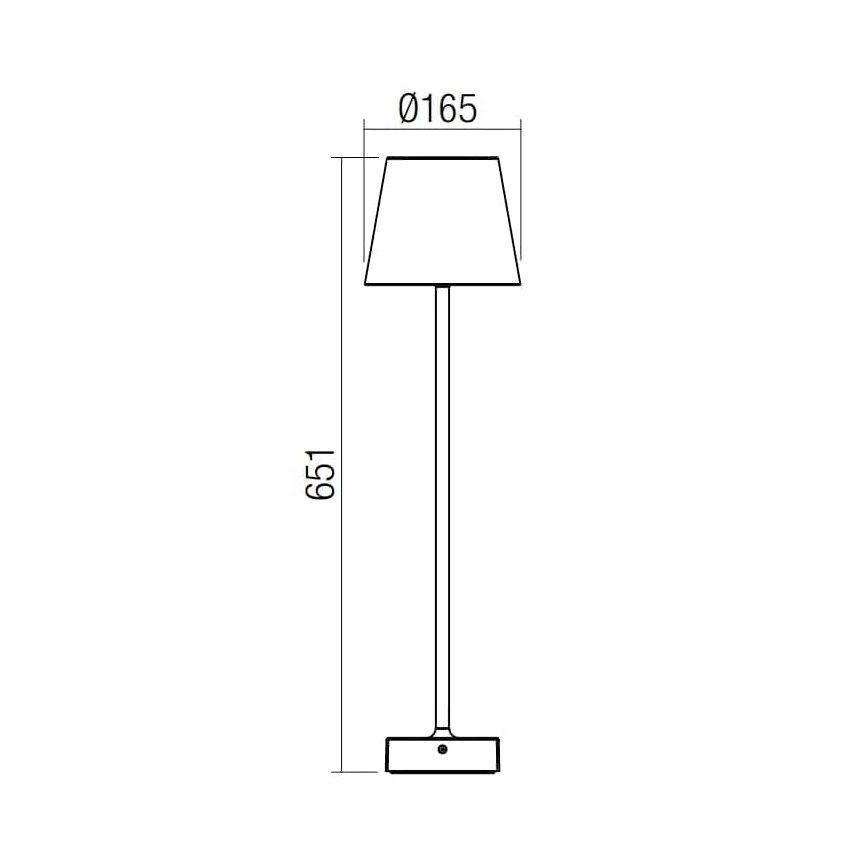 Redo 9127 - Lampada LED da esterno GIORGIO LED/7W/230V IP65 nero