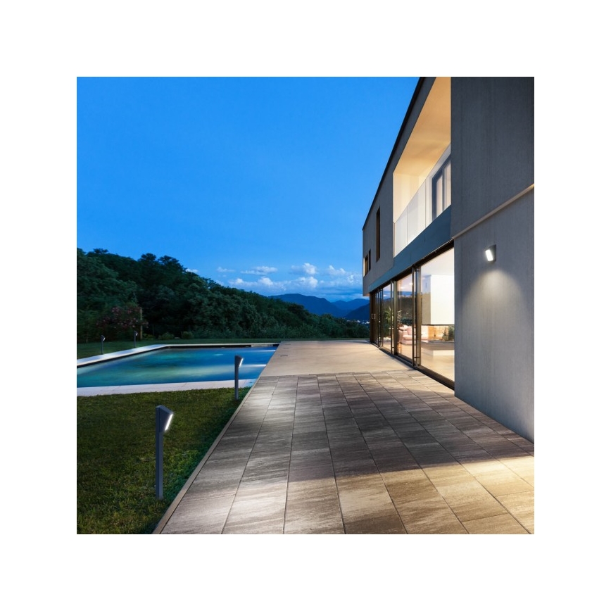 Redo 9168 - Lampada LED da esterno ARGES LED/3W/230V IP54 marrone