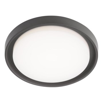Redo 9184 - Plafoniera da esterno LED BEZEL 30W/230V, Ø 34 cm, IP54, antracite
