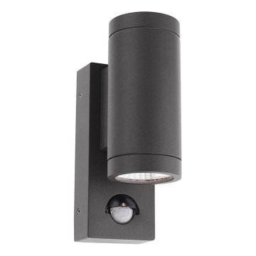 Redo 9453 - Applique LED da esterno con sensore VINCE 2xLED/3W/230V IP54 antracite