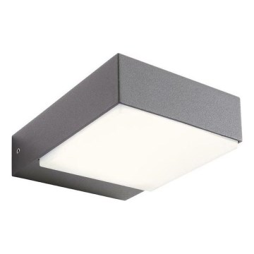 Redo 9560 - Applique da parete per esterni CUBE LED/7,5W/230V 3000K IP54 antracite