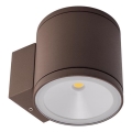 Redo 9596 - Applique da esterno LED ETA 6W/230V 3000K IP54, marrone