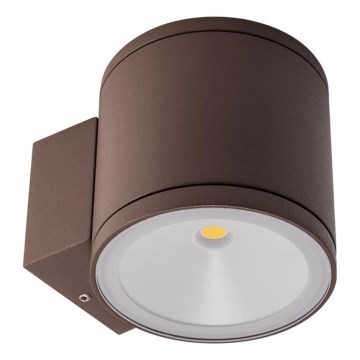 Redo 9596 - Applique da esterno LED ETA 6W/230V 3000K IP54, marrone