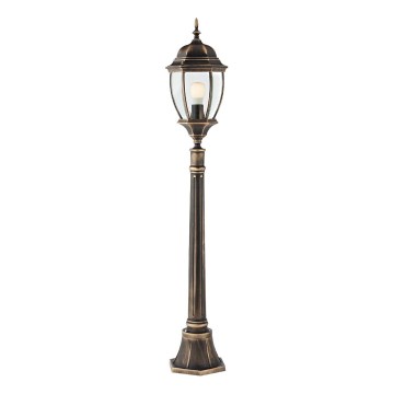 Redo 9608 - Lampada da esterno SEVILLA 1xE27/42W/230V IP44 oro/patina