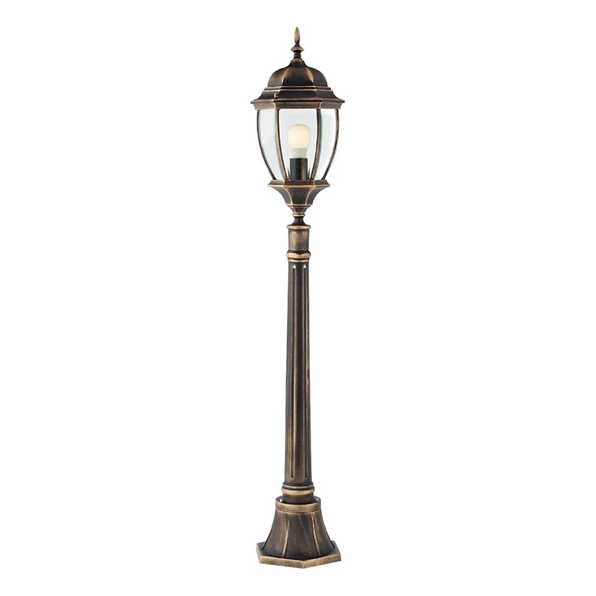 Redo 9608 - Lampada da esterno SEVILLA 1xE27/42W/230V IP44 oro/patina