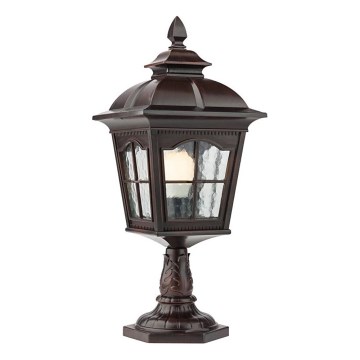 Redo 9652 - Lampada da esterno YORK 1xE27/70W/230V IP44 marrone
