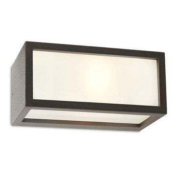 Redo 9896 - Applique da esterno BRICK 1xE27/23W/230V IP54 grigia