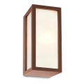 Redo 9897 - Applique da esterno BRICK 1xE27/23W/230V IP54 marrone