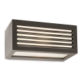 Redo 9898 - Applique da esterno BRICK 1xE27/23W/230V IP54 grigio