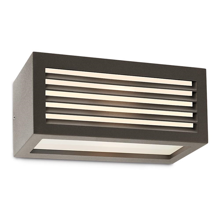 Redo 9898 - Applique da esterno BRICK 1xE27/23W/230V IP54 grigio